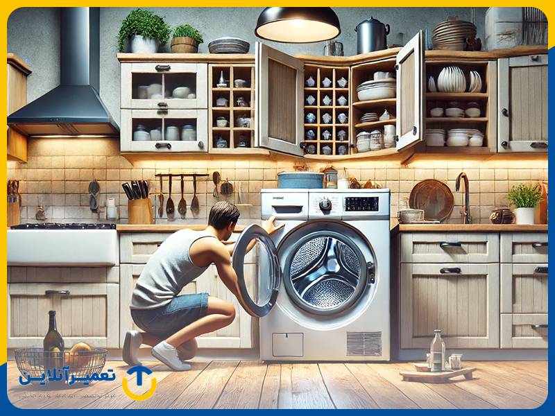 5 علت باز نشدن فیلتر ماشین لباسشویی (بوش و سایر برندها)