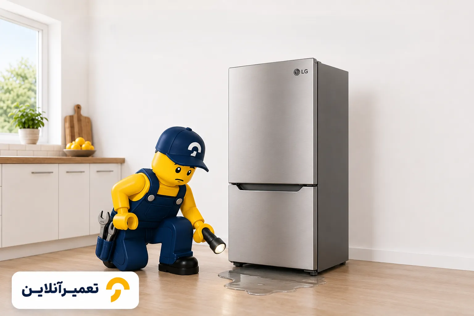 سرویس و تعمیر یخچال فریزر ال جی