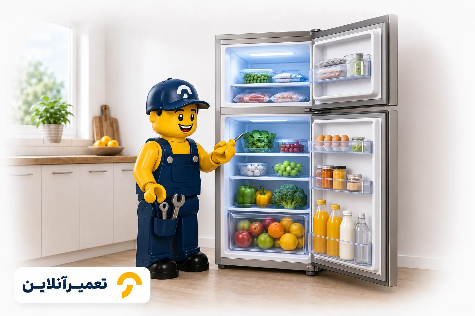سرویس و تعمیر یخچال فریزر سامسونگ در تعمیرآنلاین