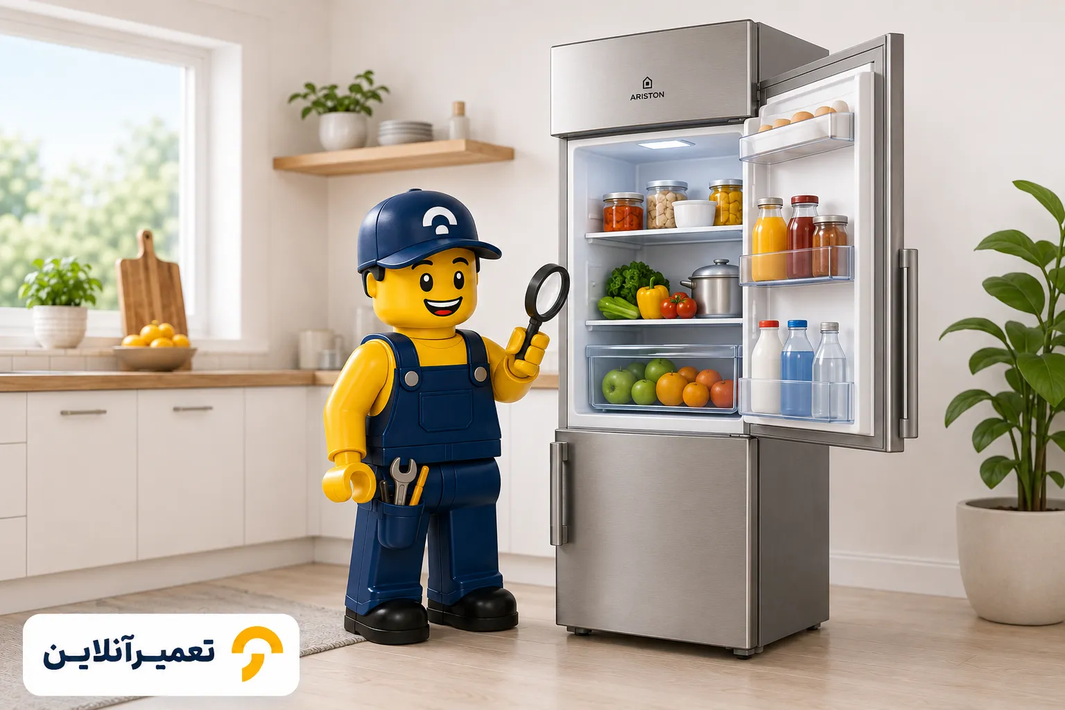 سرویس و تعمیر یخچال فریزر آریستون در تعمیرآنلاین