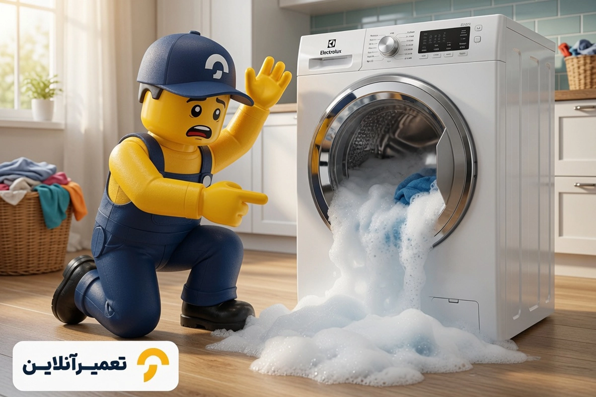 تعمیر لباسشویی الکترولوکس در محل