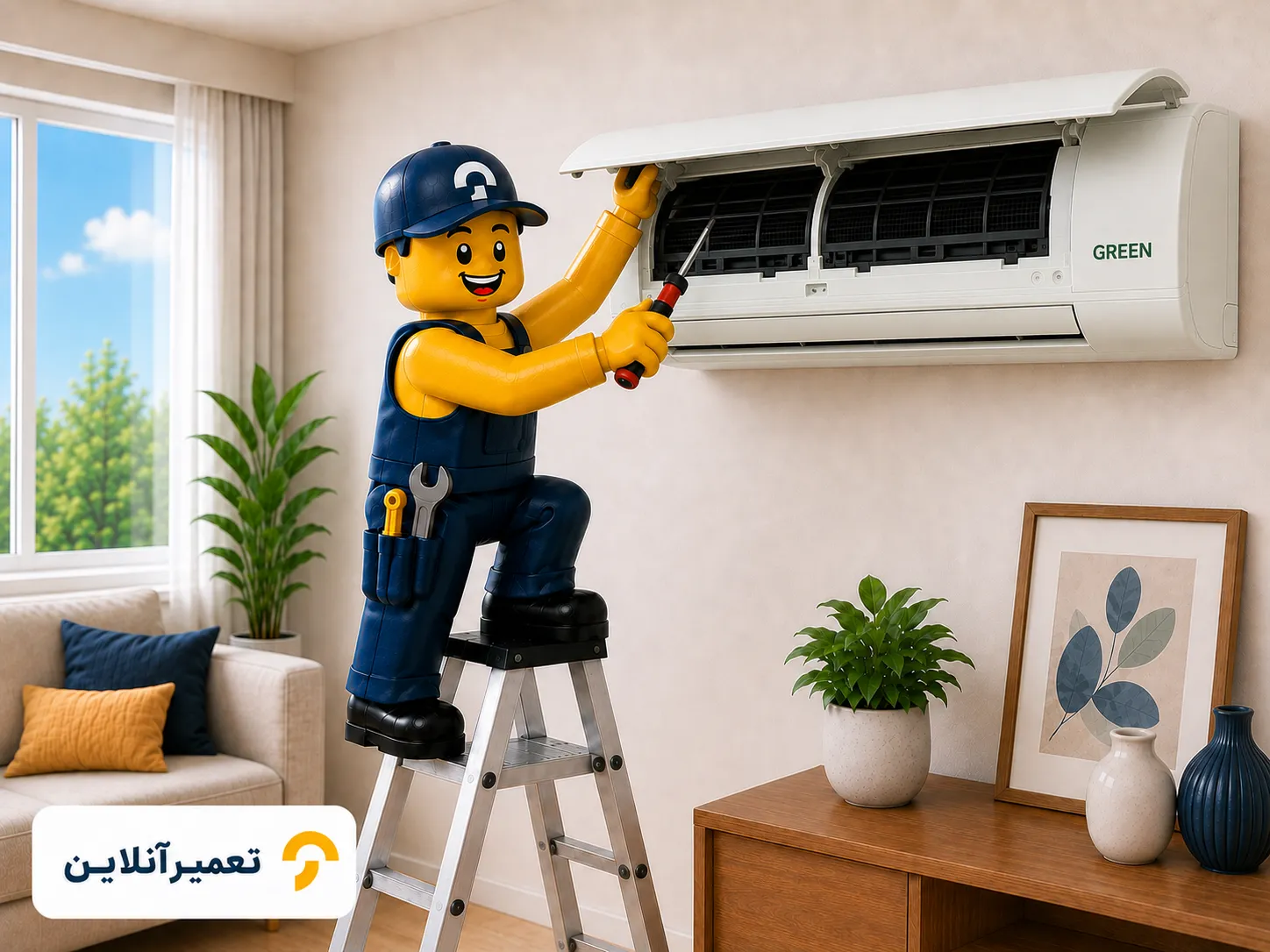 تعمیر کولر گرین در محل