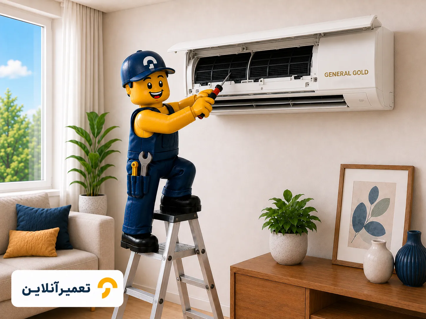خدمات تعمیر کولر جنرال گلد
