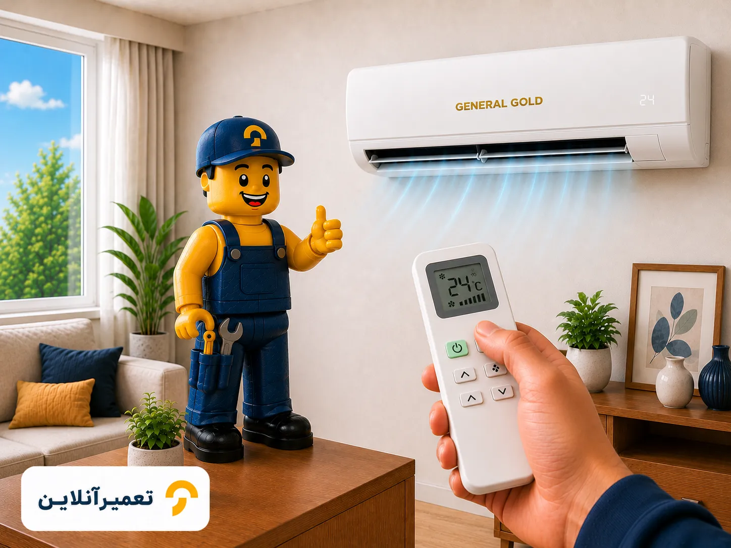تعمیر اسپیلت جنرال گلد