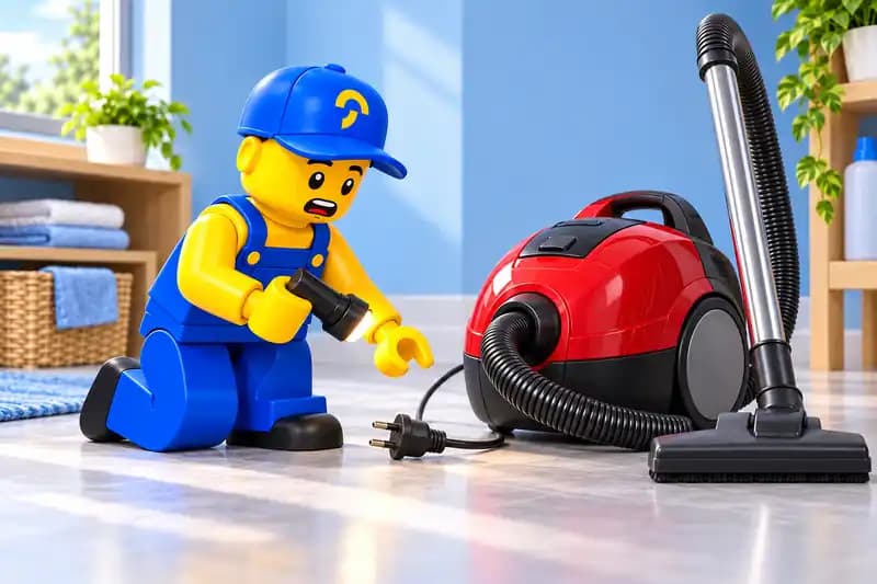 جاروبرقی روشن نمیشود؛ ۷ علت و عیبیابی ایمن