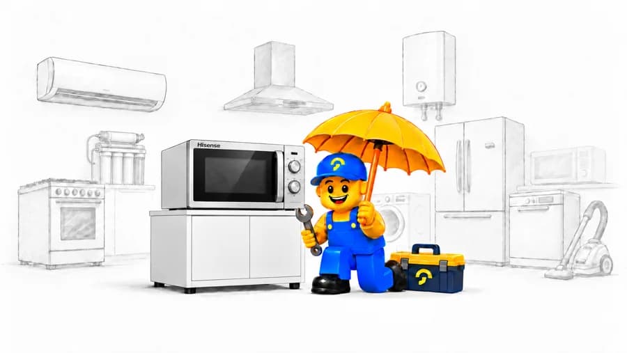 تعمیر مایکروفر هایسنس در محل با تعمیرکار تعمیرآنلاین