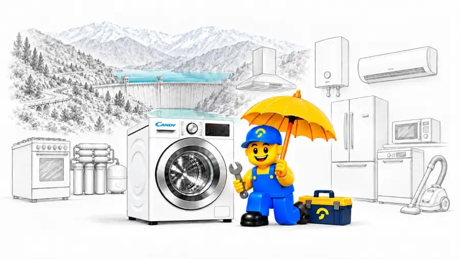 تعمیر لباسشویی کندی در کرج با تعمیرکار تعمیرآنلاین و نمای سد امیرکبیر