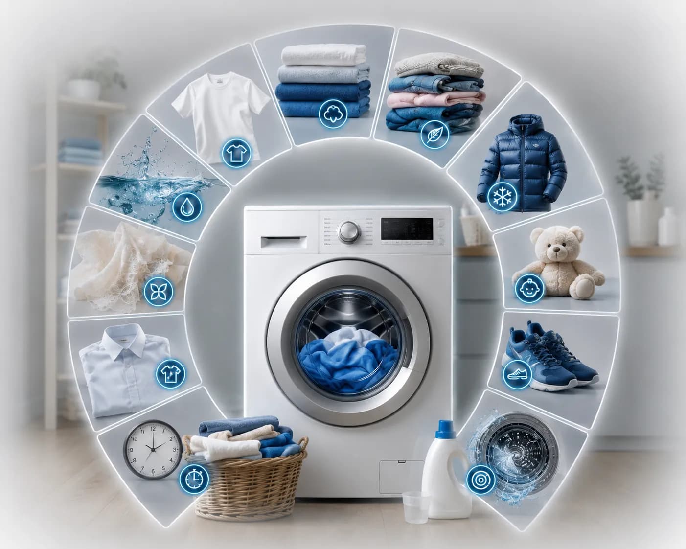 راهنمای کامل برنامههای ماشین لباسشویی و کاربرد هرکدام