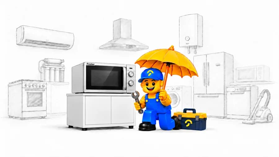 تعمیر مایکروفر فاستر در محل با تعمیرکار تعمیرآنلاین
