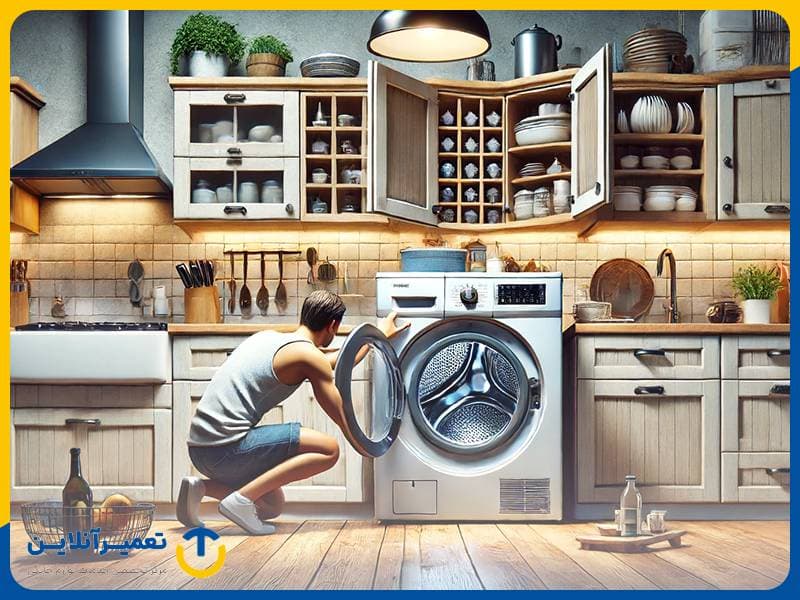 5 علت باز نشدن فیلتر ماشین لباسشویی (بوش و سایر برندها)