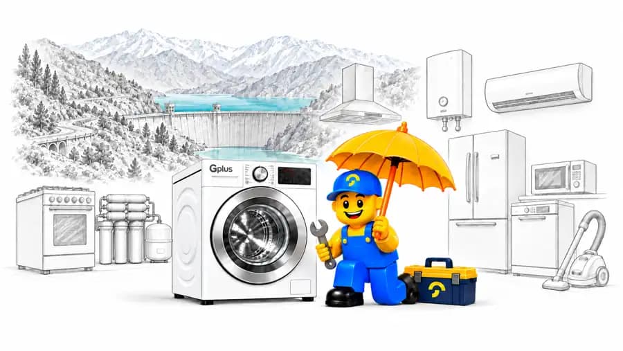 تعمیر لباسشویی جی پلاس در کرج با تعمیرکار تعمیرآنلاین و نمای سد امیرکبیر