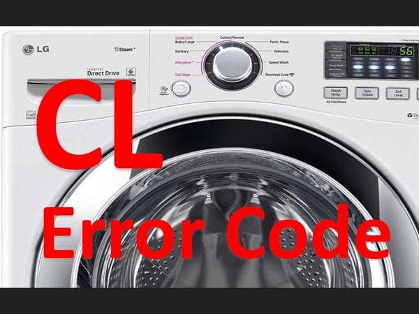 ارور CL لباسشویی ال جی: غیرفعال کردن قفل کودک