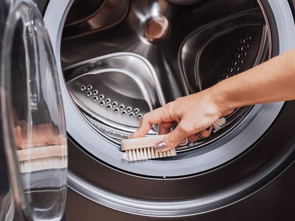 تمیز کردن کپک دور لاستیک ماشین لباسشویی