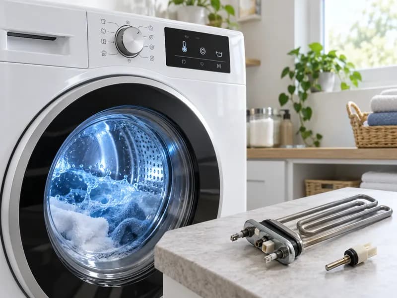 چرا ماشین لباسشویی آب را گرم نمیکند؟ علتها و راهحل