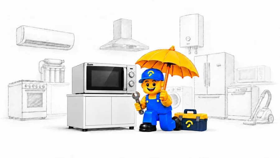 تعمیر مایکروفر سام در محل با تعمیرکار تعمیرآنلاین