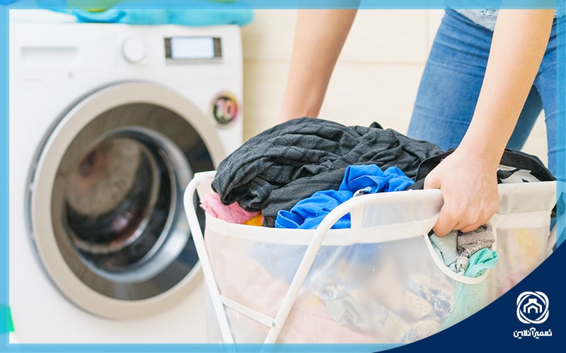 پر بودن بیش از حد لباسشویی می تواند علت خشک نکردن ماشین لباسشویی باشد.