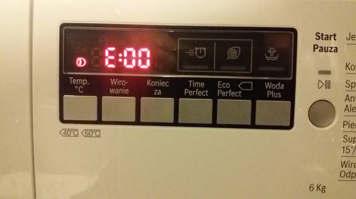 کد خطاهای ماشین لباسشویی بوش