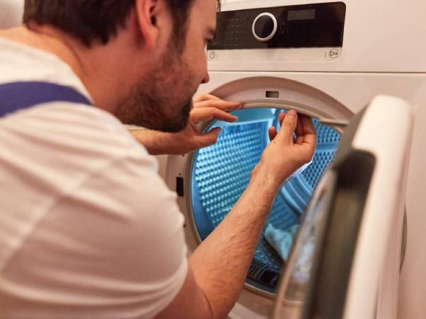 تعویض لاستیک درب ماشین لباسشویی